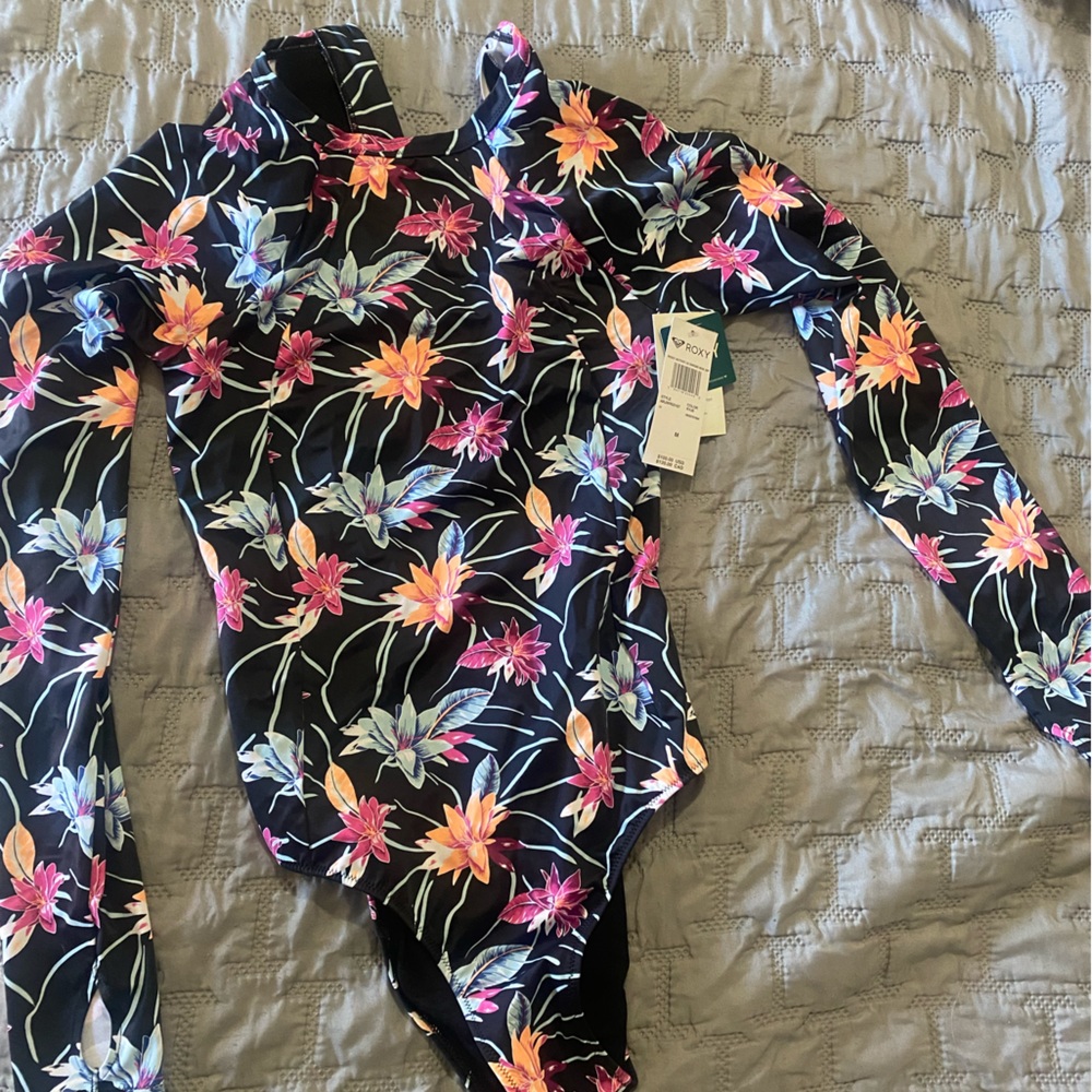 Roxy long sleeve full piece swimsuit